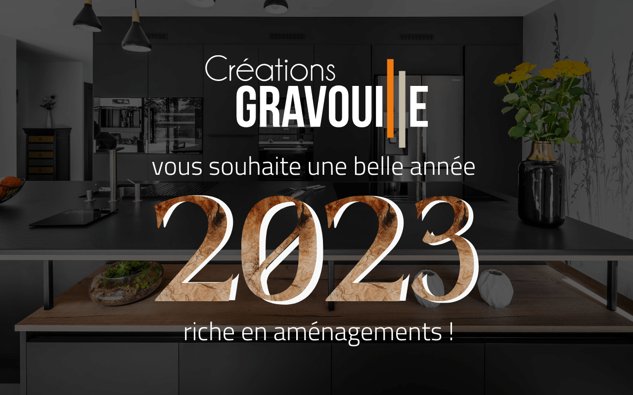 Voeux 2023 Créations Gravouille Architecte d'intérieur