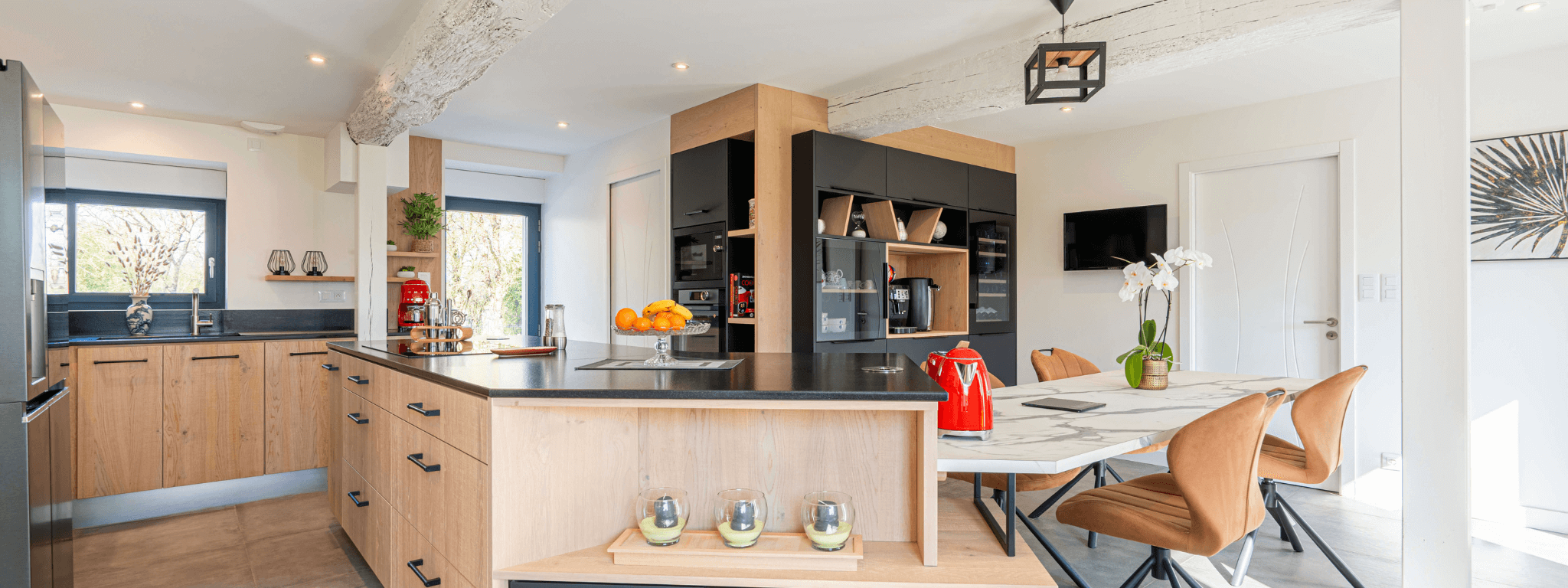 cuisine sur mesure noire